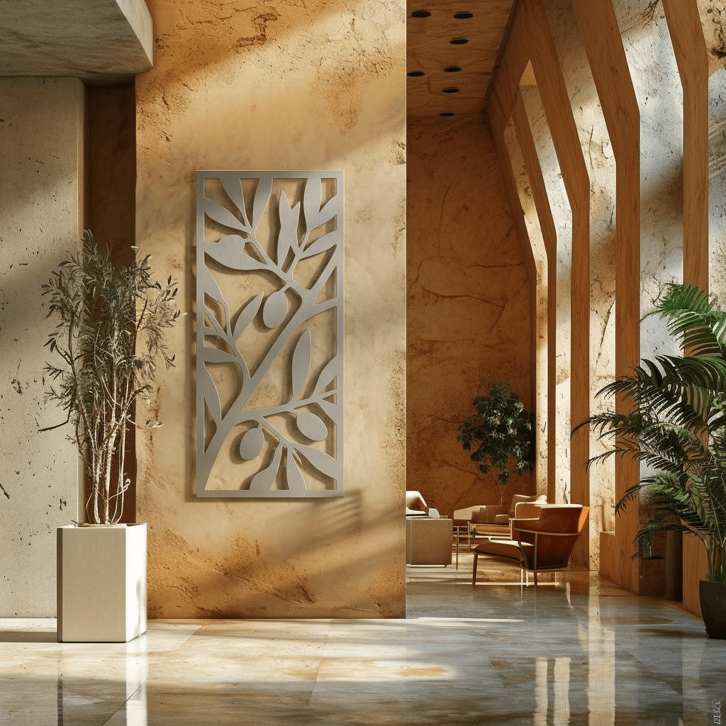 The Olive Tree - Metal Wall Art - Benton Lane Home - Carbon Designs