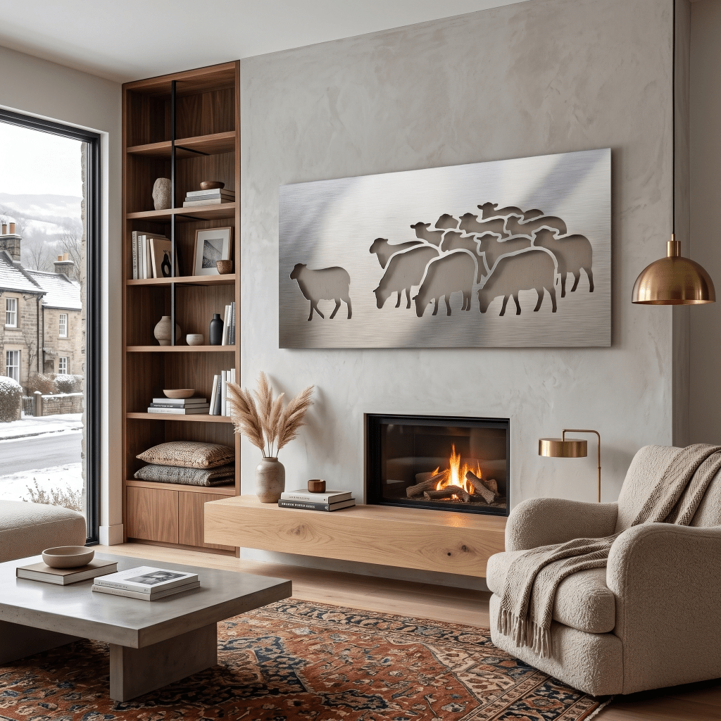 The One - Metal Wall Art - Benton Lane Home - Carbon Designs