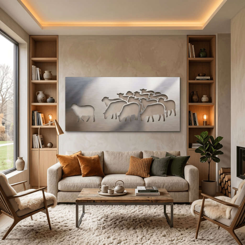 The One - Metal Wall Art - Benton Lane Home - Carbon Designs