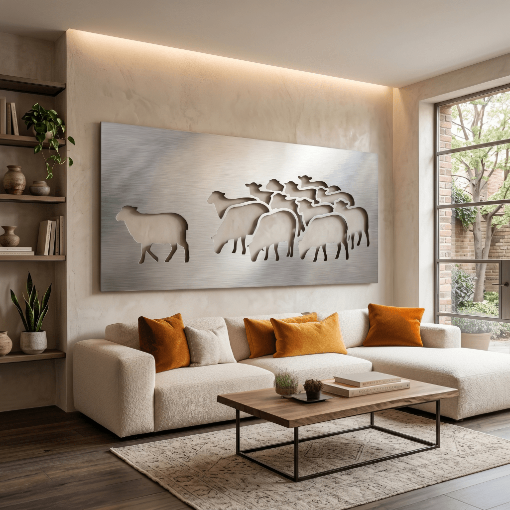 The One - Metal Wall Art - Benton Lane Home - Carbon Designs