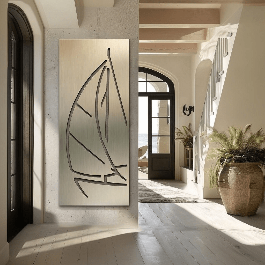 The Open Sail - Metal Wall Art - Benton Lane Home - Carbon Designs