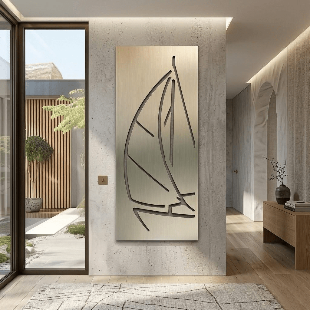 The Open Sail - Metal Wall Art - Benton Lane Home - Carbon Designs