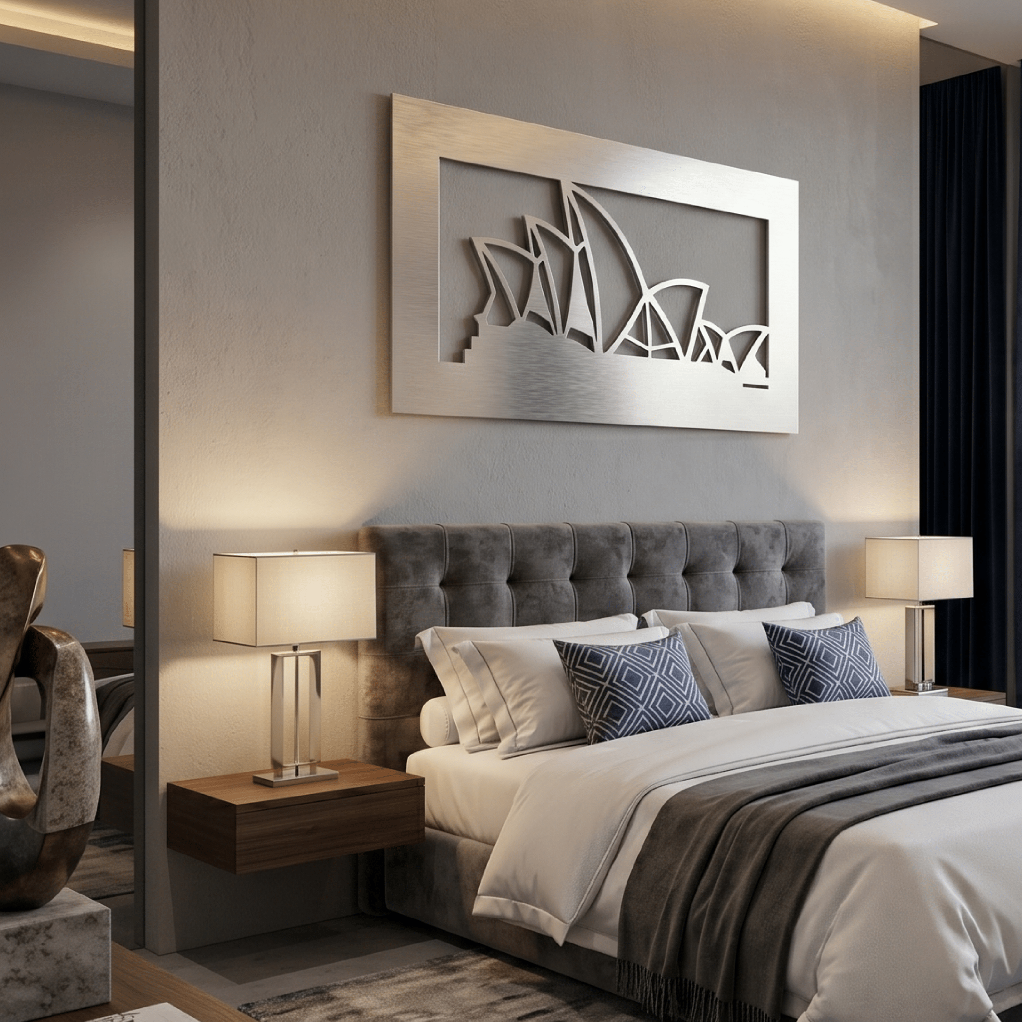 The Opera House - Metal Wall Art - Benton Lane Home - Carbon Designs
