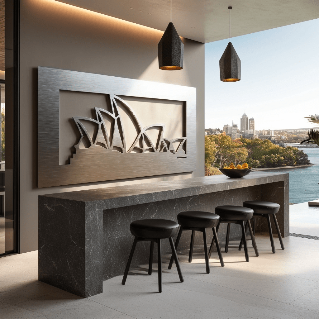 The Opera House - Metal Wall Art - Benton Lane Home - Carbon Designs