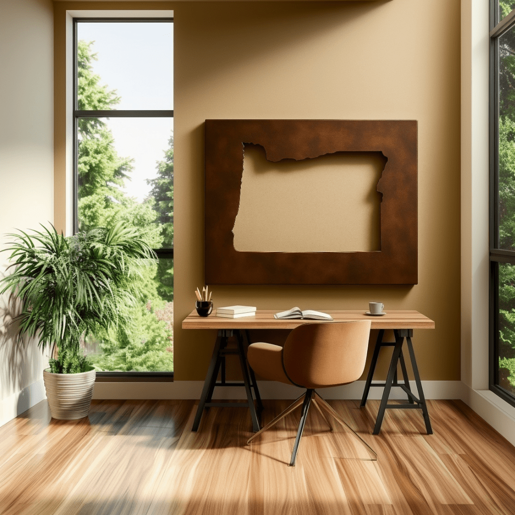 The Oregon - Metal Wall Art - Benton Lane Home - Anthem Classic