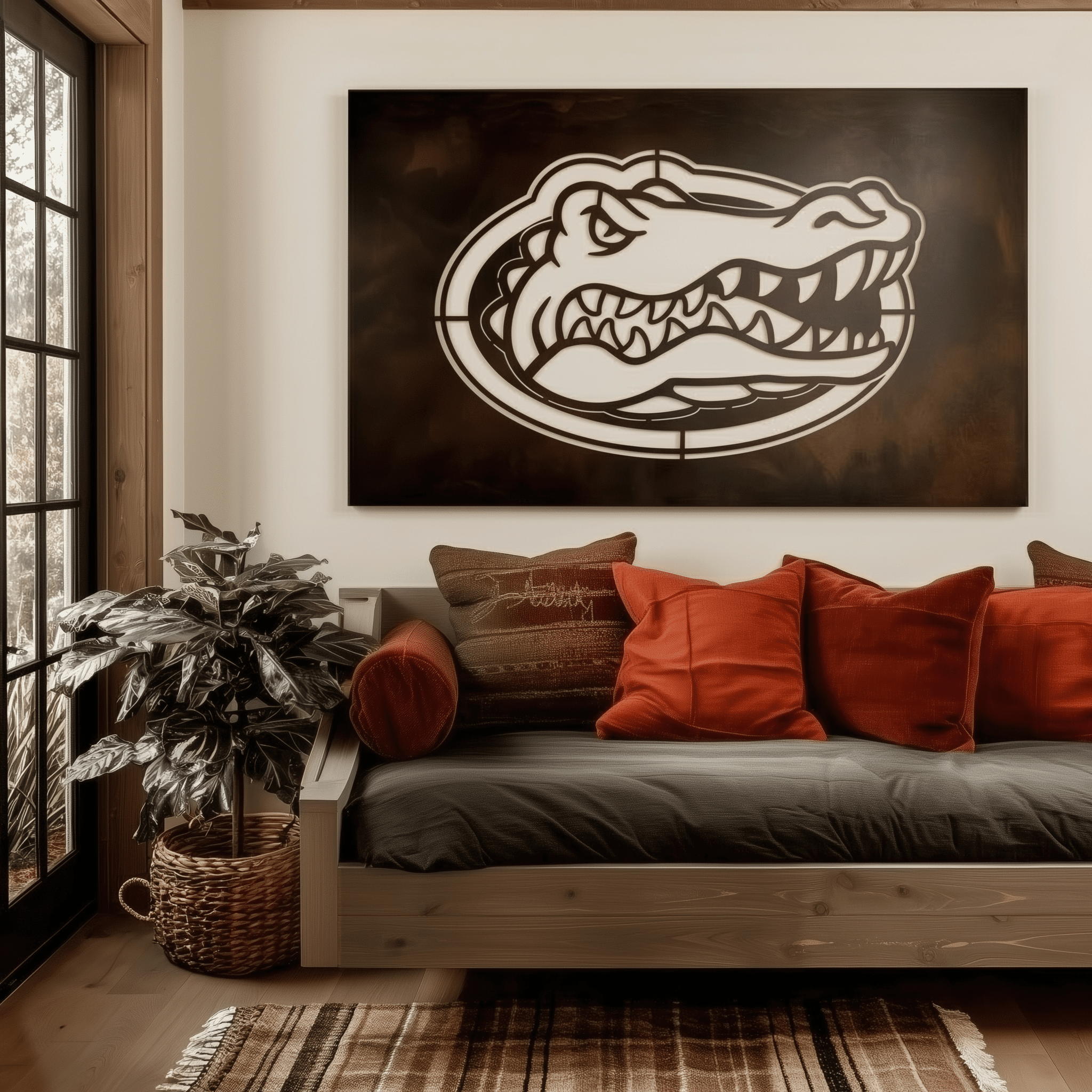 The Oval Gator - Metal Wall Art - Landscape - Benton Lane Home - Anthem Classic
