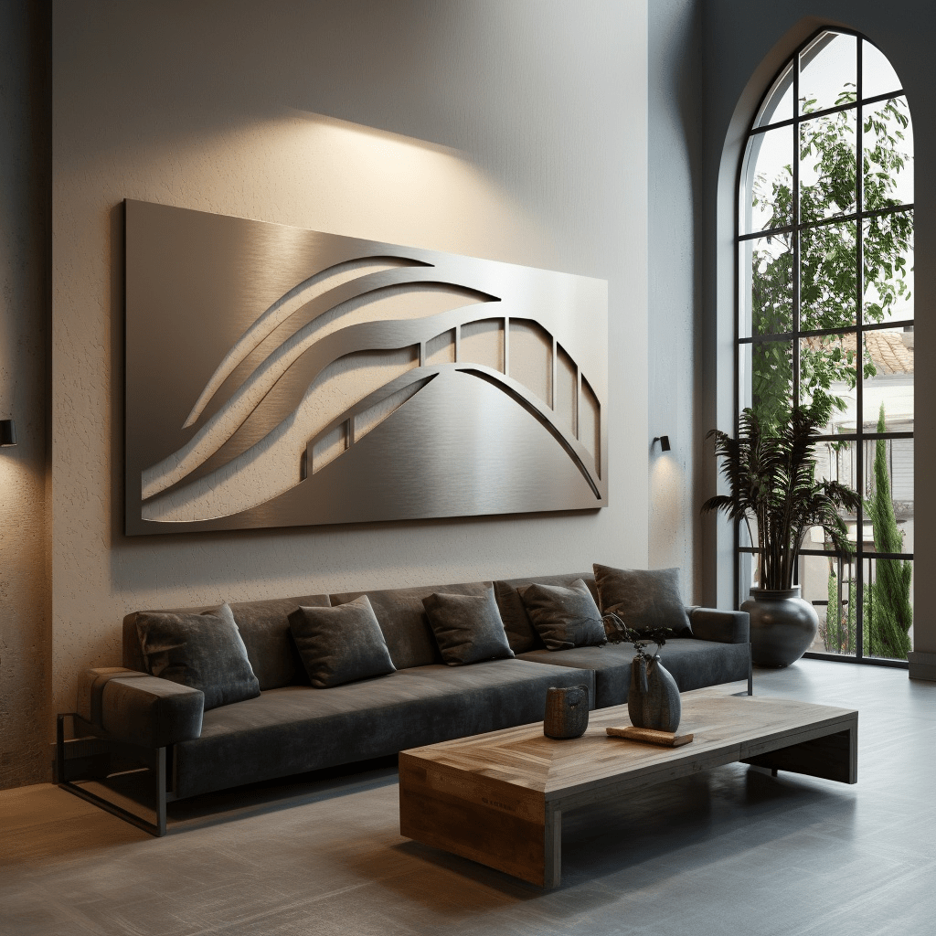 The Overpass - Metal Wall Art - Benton Lane Home - Carbon Designs