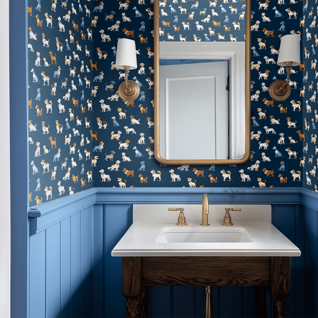 The Pack Wallpaper - Benton Lane Home - Painted Paper