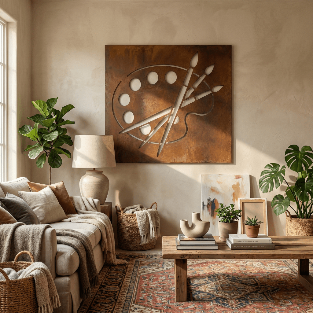 The Painter's Palette - Metal Wall Art - Oxide - Benton Lane Home - Anthem Classic