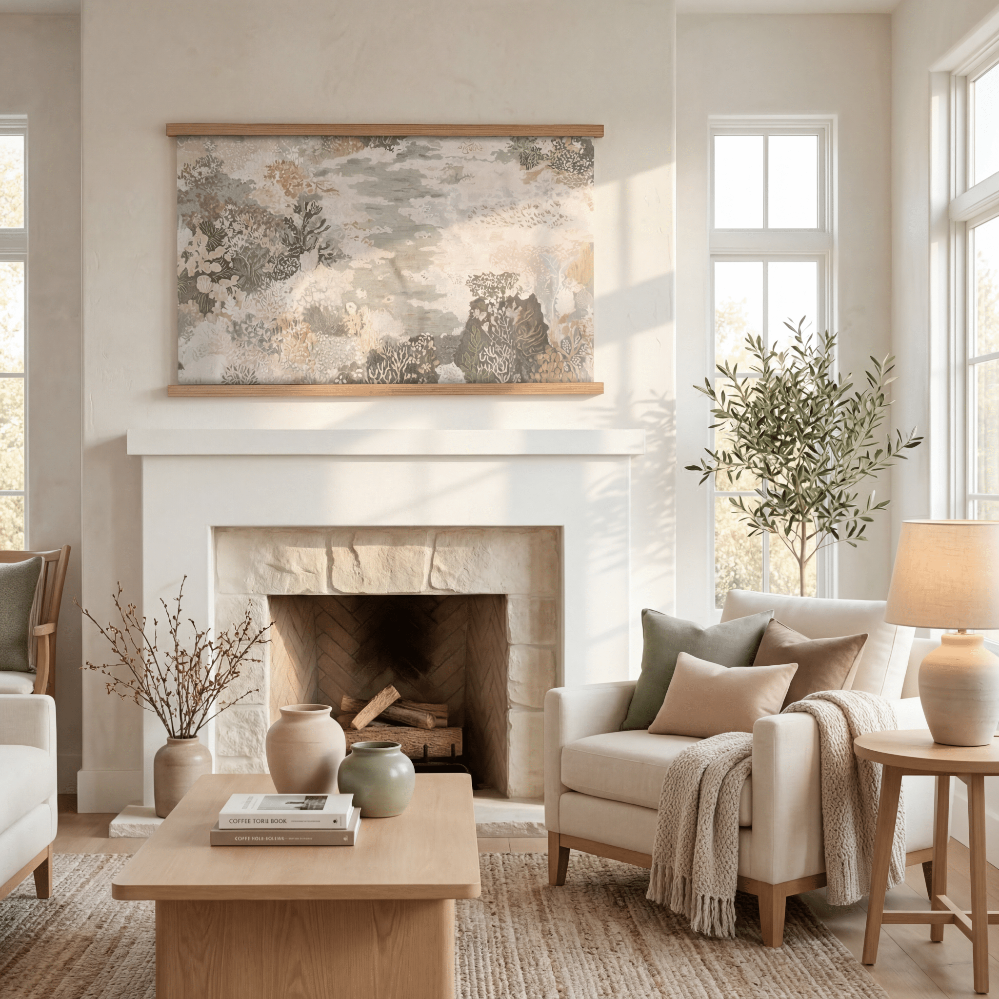 The Path (Gray) - Tapestry - Benton Lane Home - Lemon Park