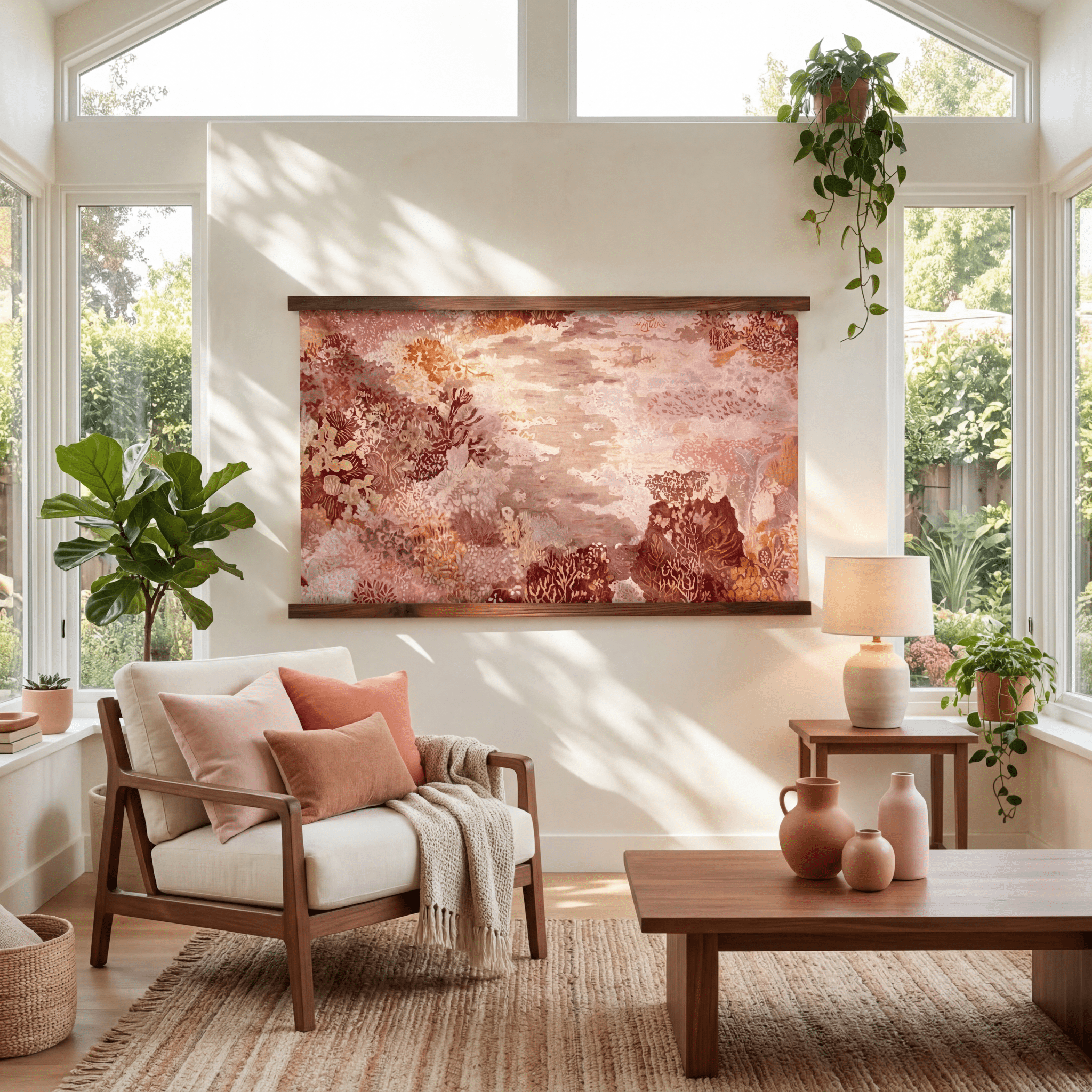 The Path (Orange) - Tapestry - Benton Lane Home - Lemon Park