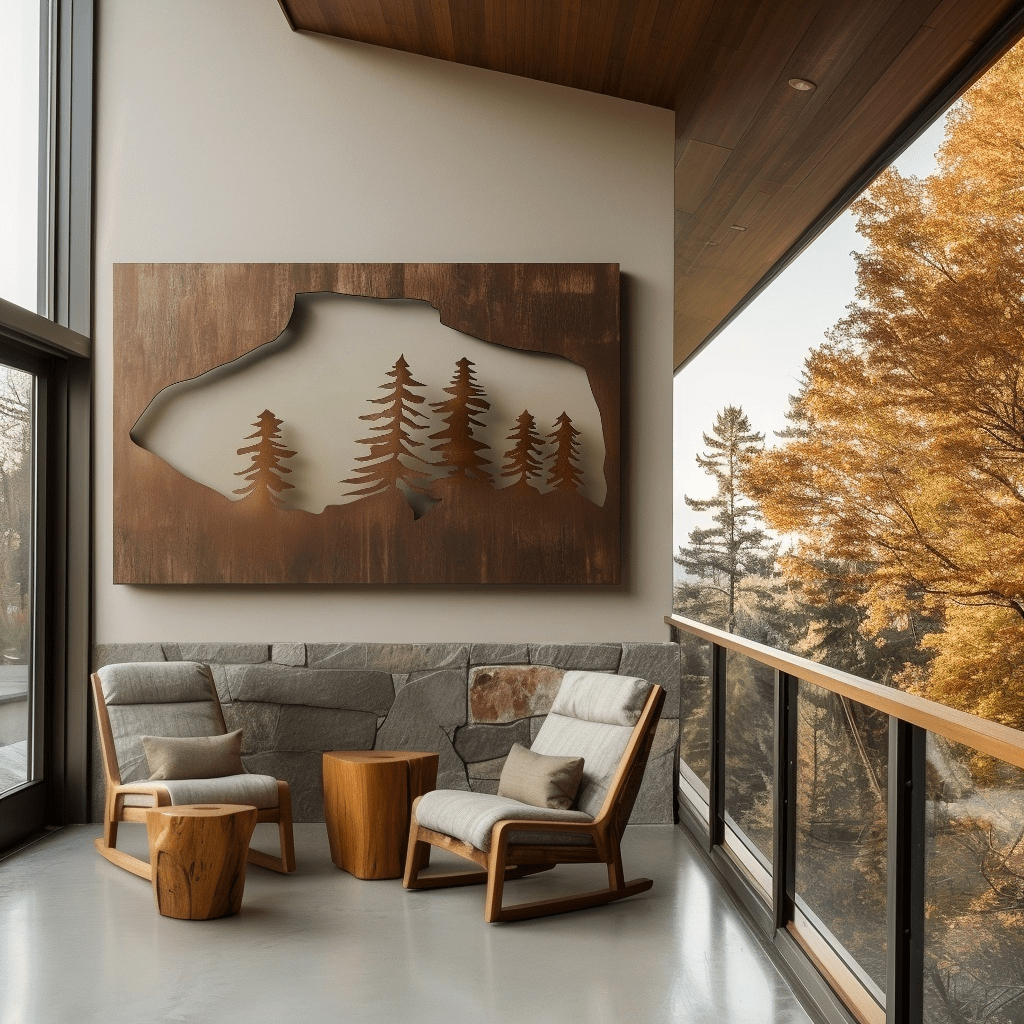 The Pilot Mountain - Metal Wall Art - Benton Lane Home - Anthem Classic