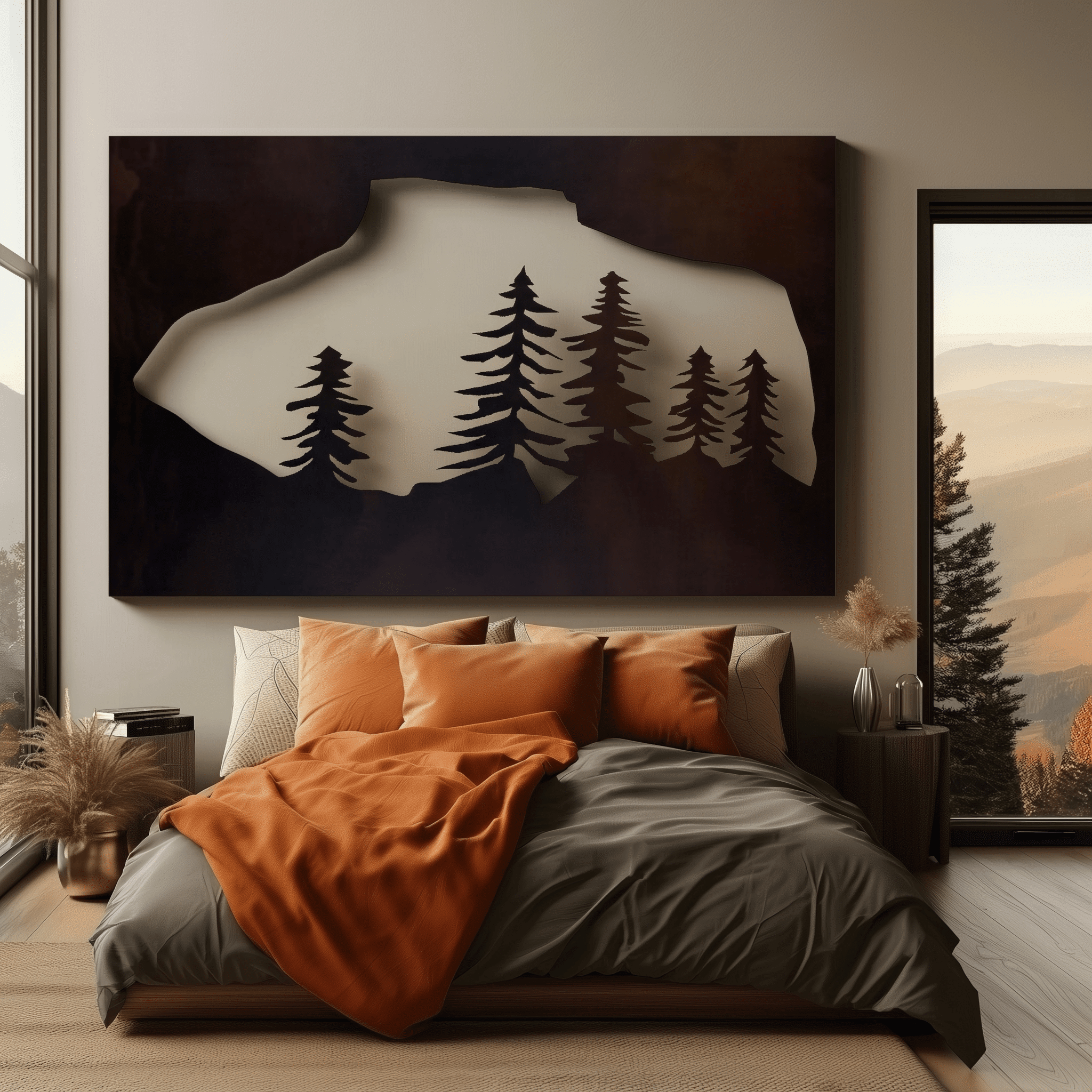 The Pilot Mountain - Metal Wall Art - Benton Lane Home - Anthem Classic