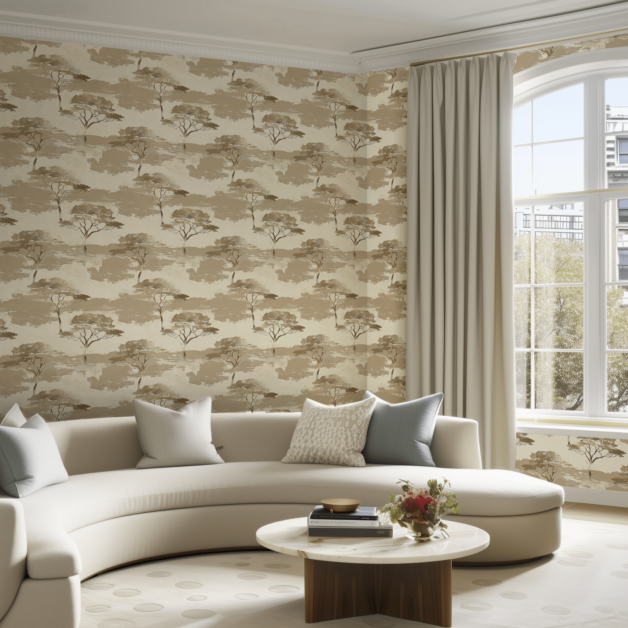 The Plains Wallpaper - Benton Lane Home - Painted Paper