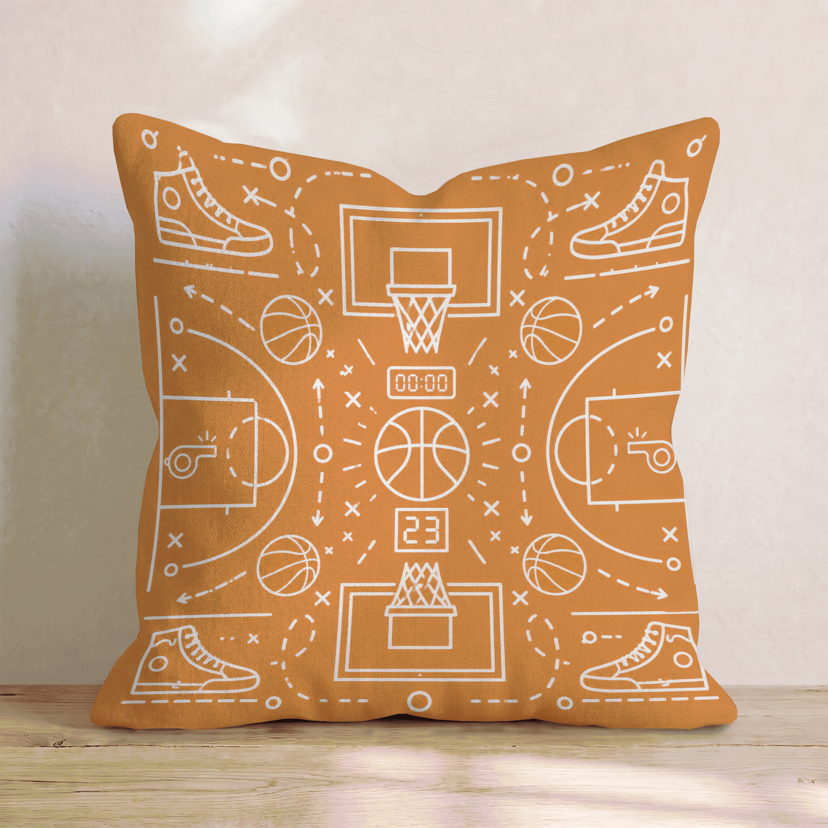 The Playbook Throw Pillow - Hillcroft Home