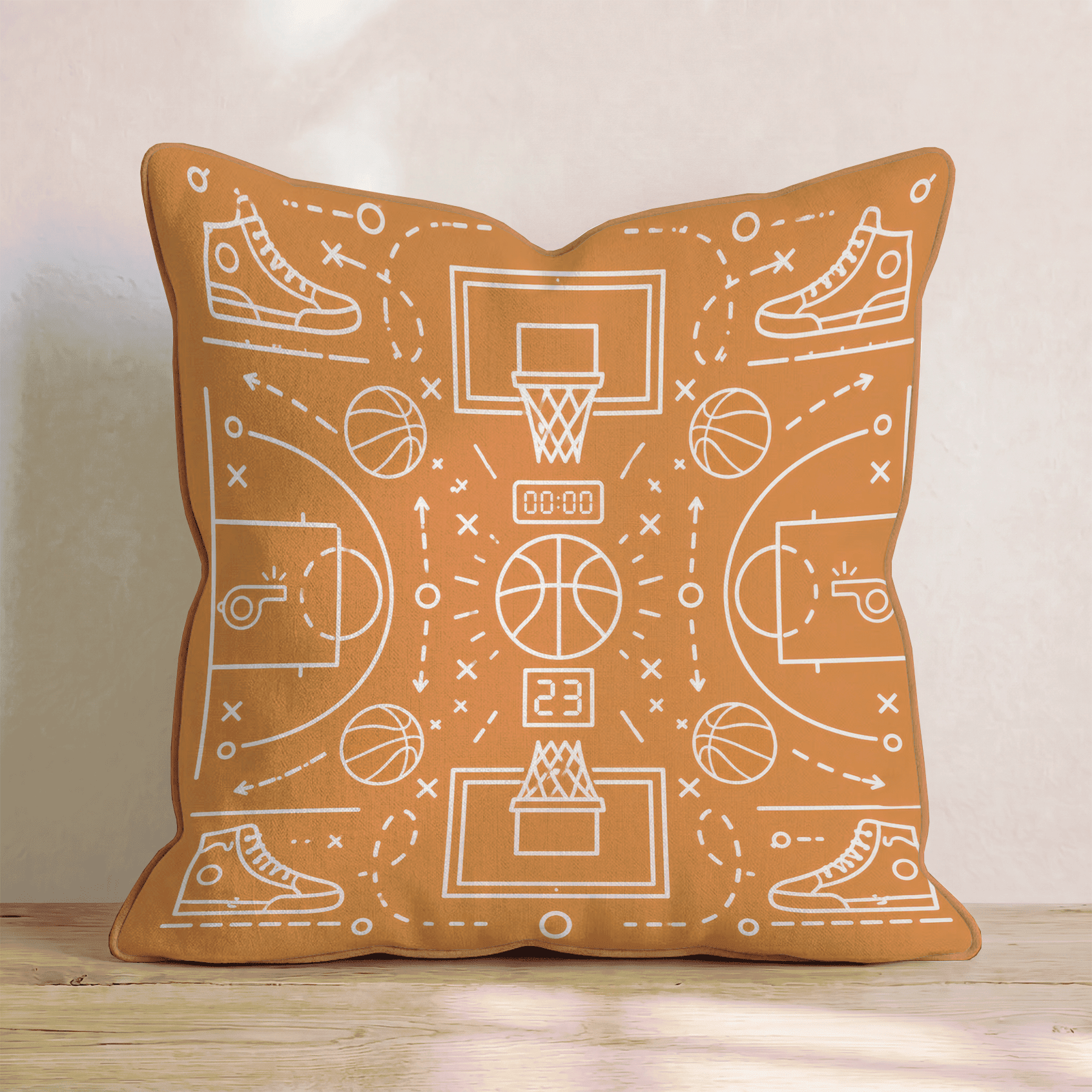The Playbook Throw Pillow - Benton Lane Home - Hillcroft Home