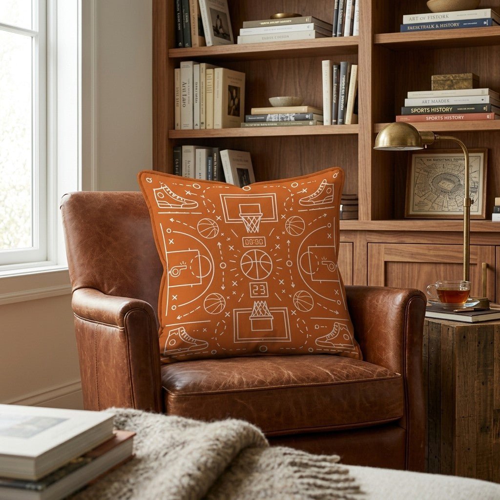 The Playbook Throw Pillow - Benton Lane Home - Hillcroft Home