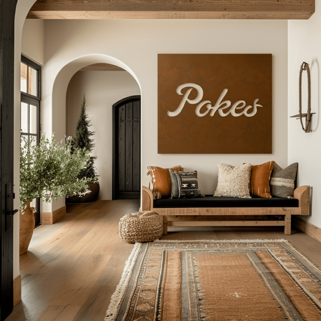 The Pokes - Metal Wall Art - Square Umber - Benton Lane Home - Anthem Classic