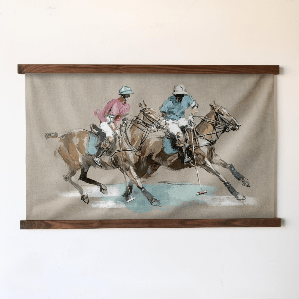 The Polo Field - Tapestry - Benton Lane Home - Lemon Park