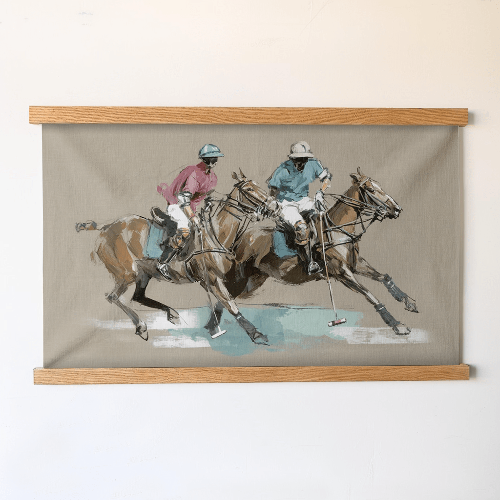 The Polo Field - Tapestry - Benton Lane Home - Lemon Park