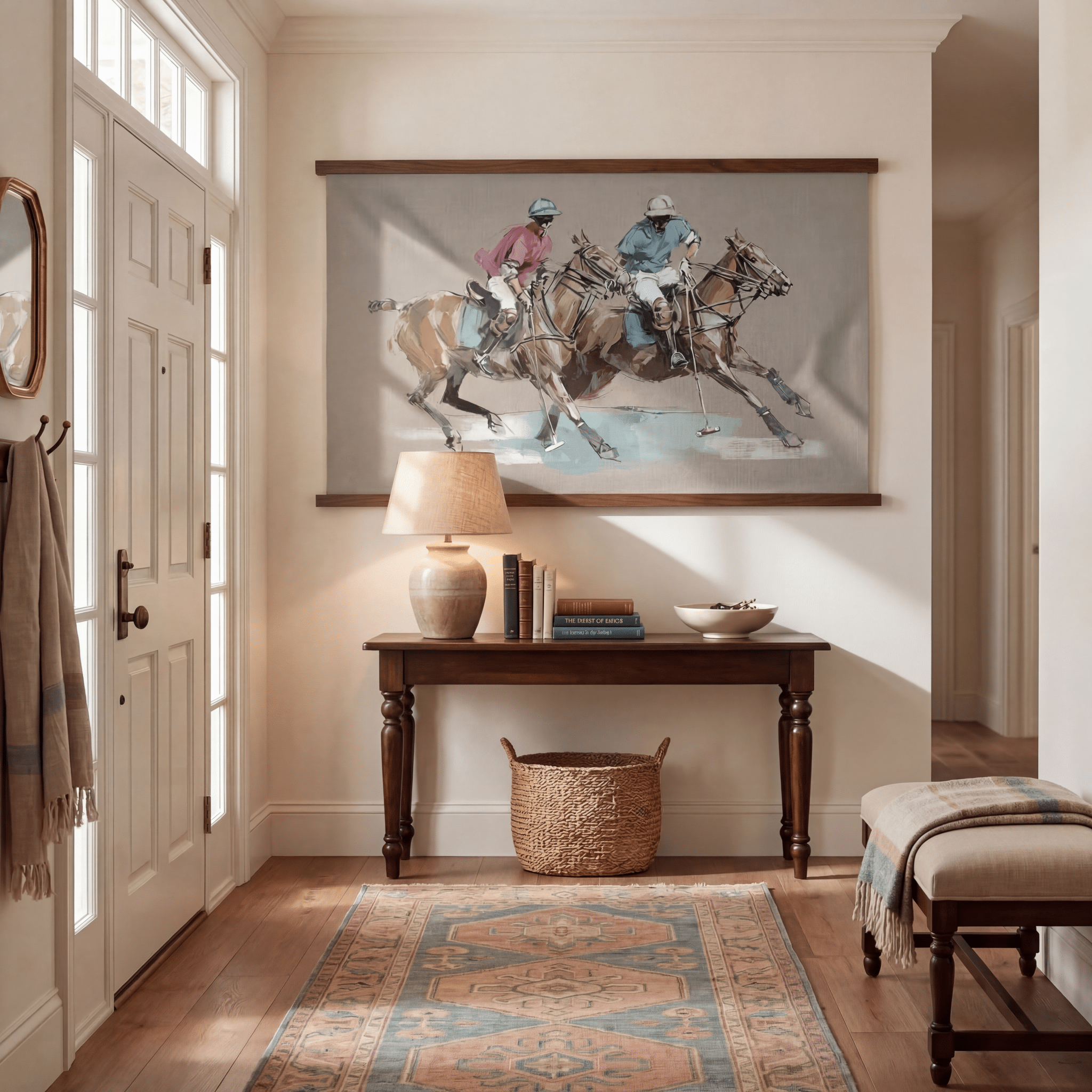 The Polo Field - Tapestry - Benton Lane Home - Lemon Park