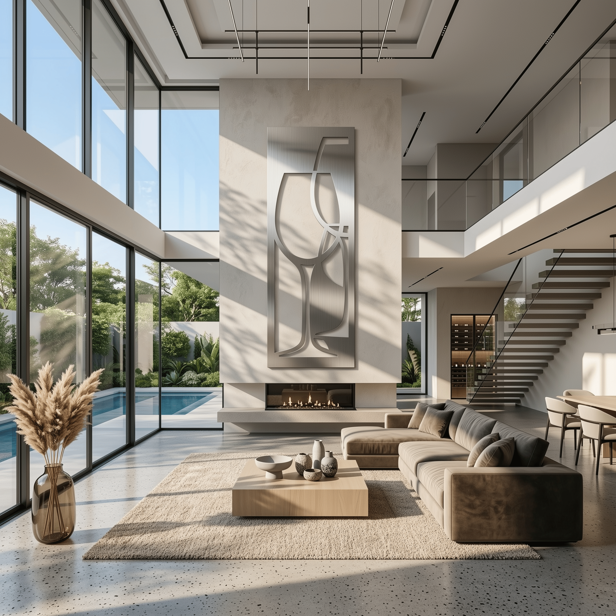 The Pour - Metal Wall Art - Benton Lane Home - Carbon Designs