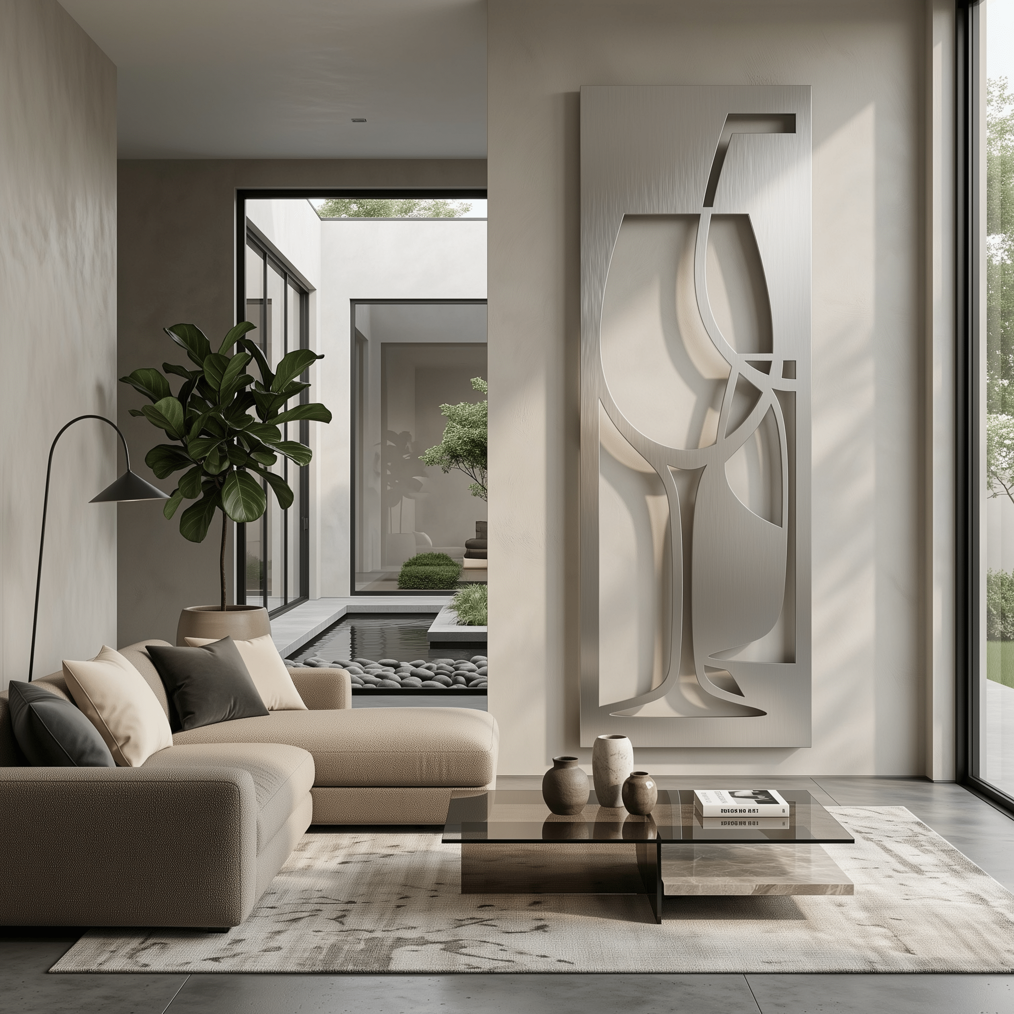 The Pour - Metal Wall Art - Benton Lane Home - Carbon Designs
