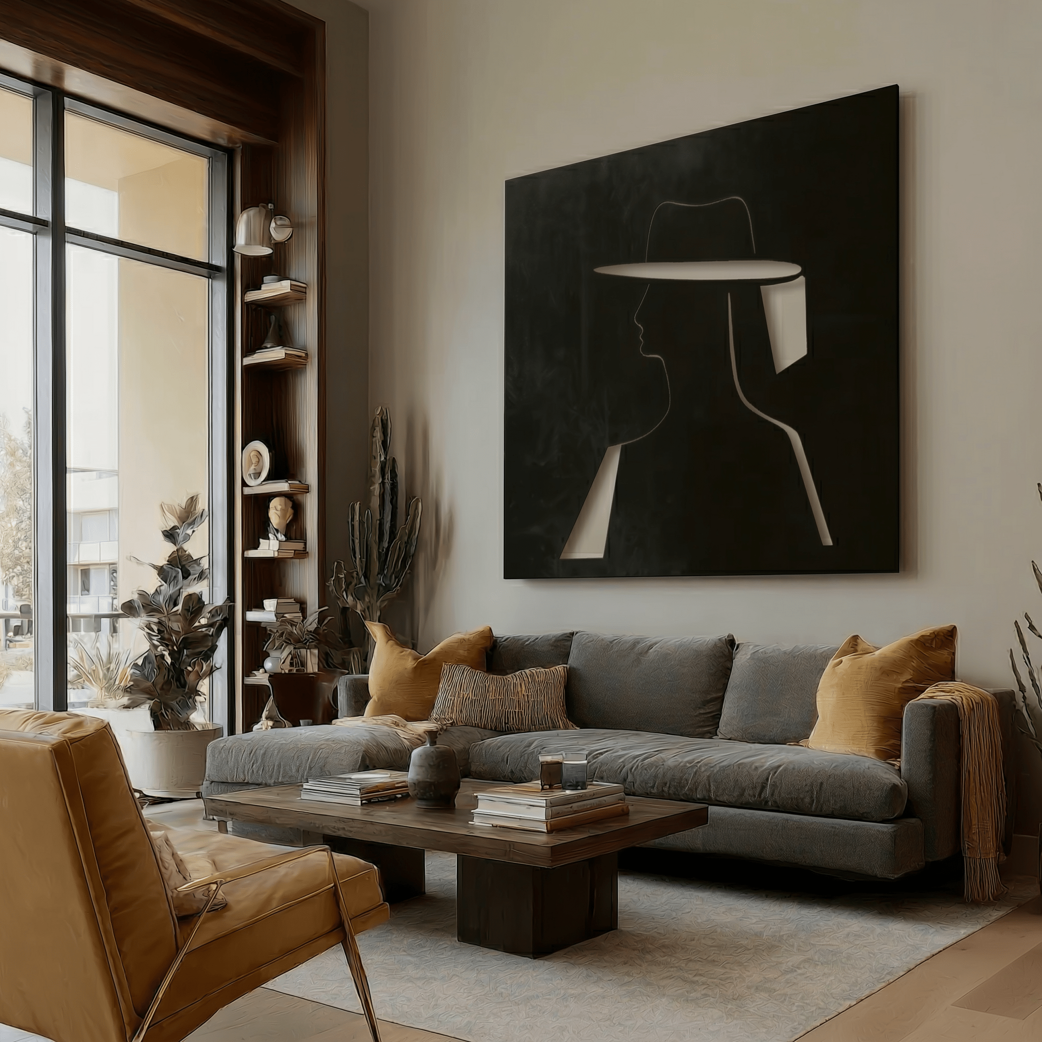 The Profile - Metal Wall Art - Benton Lane Home - Anthem Classic