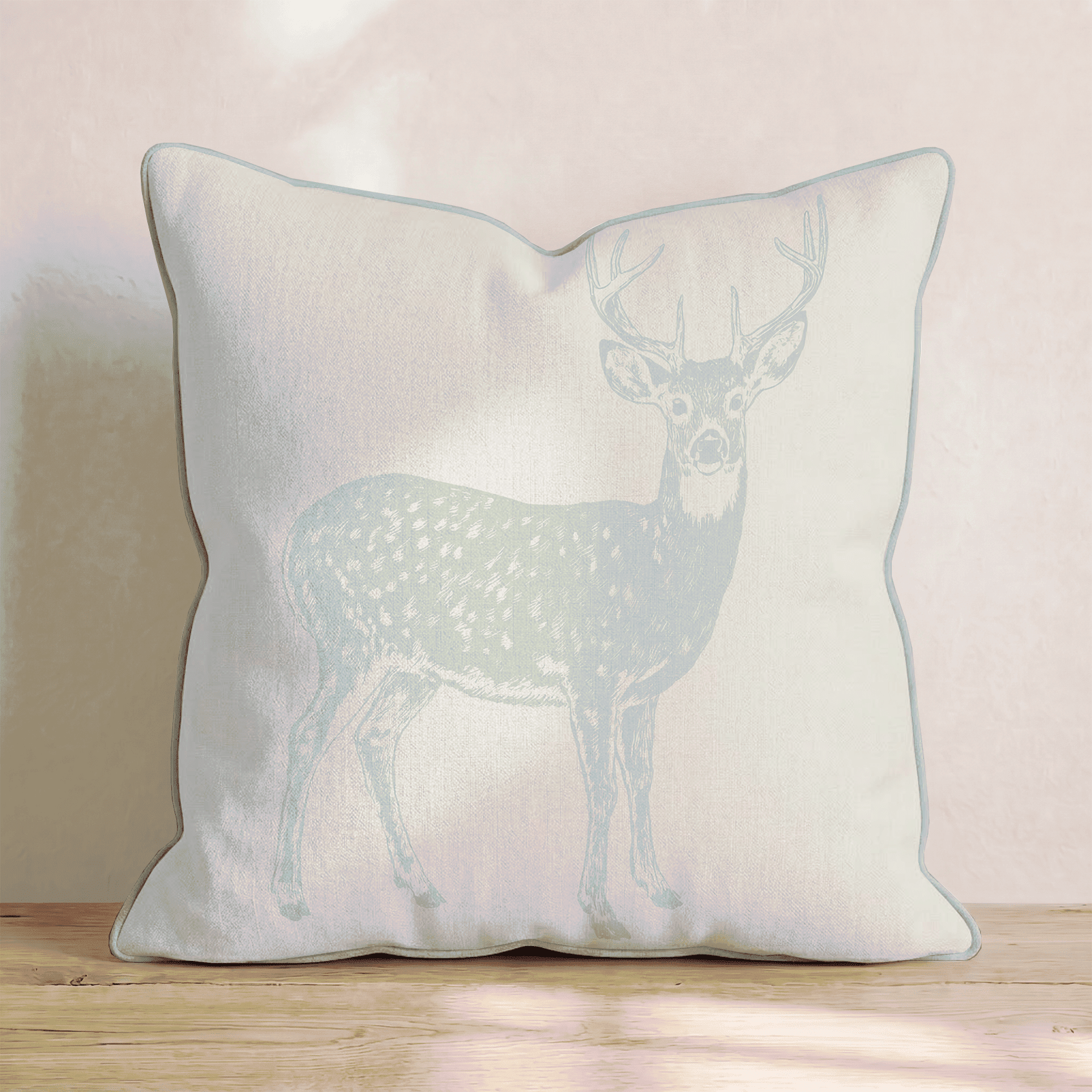 The Quiet Deer Throw Pillow - Benton Lane Home - Hillcroft Home