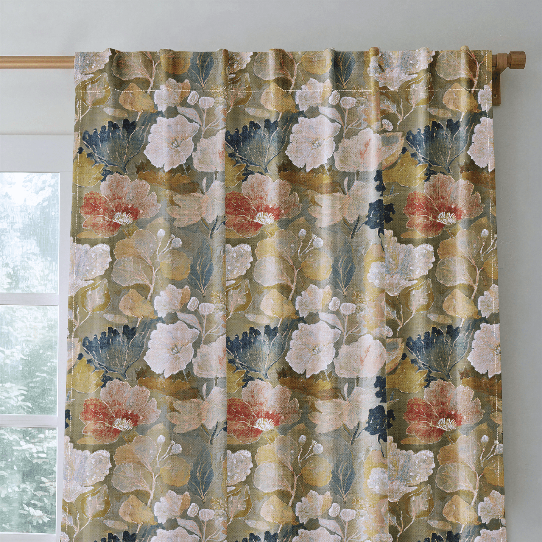 The Quiet Petal - Drapery - Benton Lane Home - Lemon Park