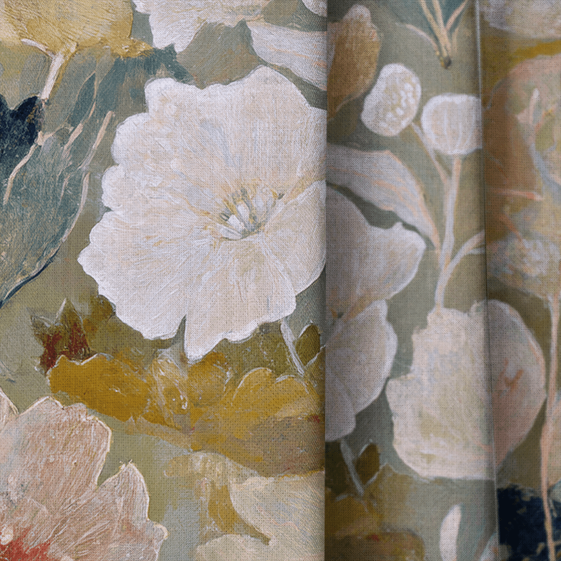 The Quiet Petal - Drapery - Benton Lane Home - Lemon Park