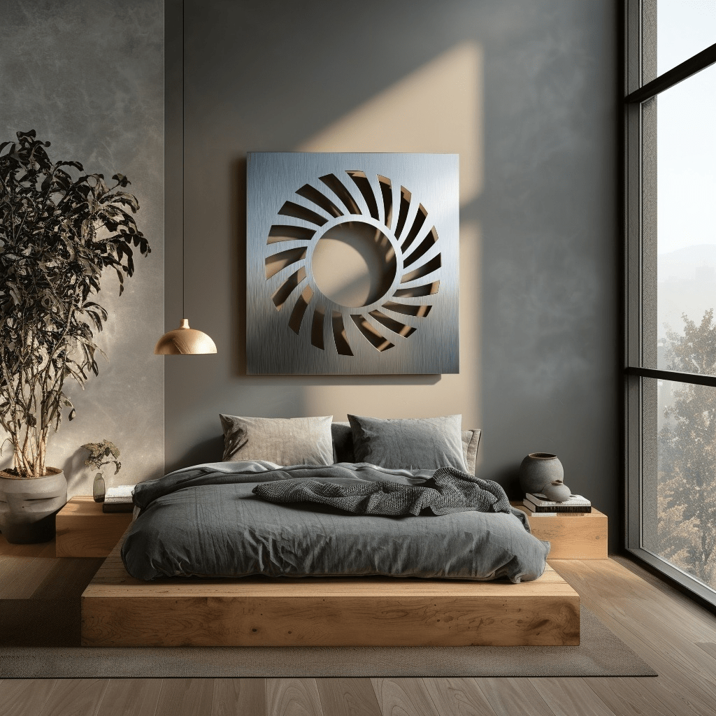 The Radiant - Metal Wall Art - Benton Lane Home - Carbon Designs