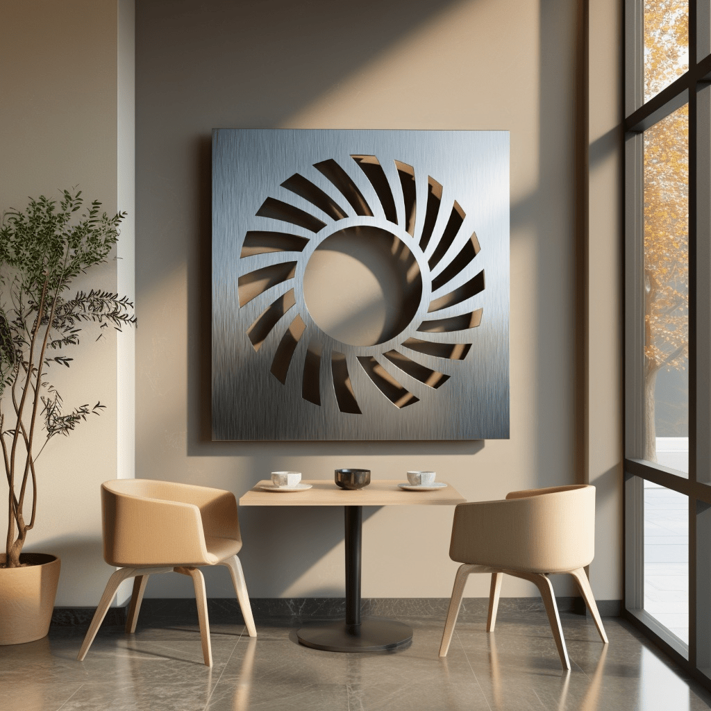 The Radiant - Metal Wall Art - Benton Lane Home - Carbon Designs
