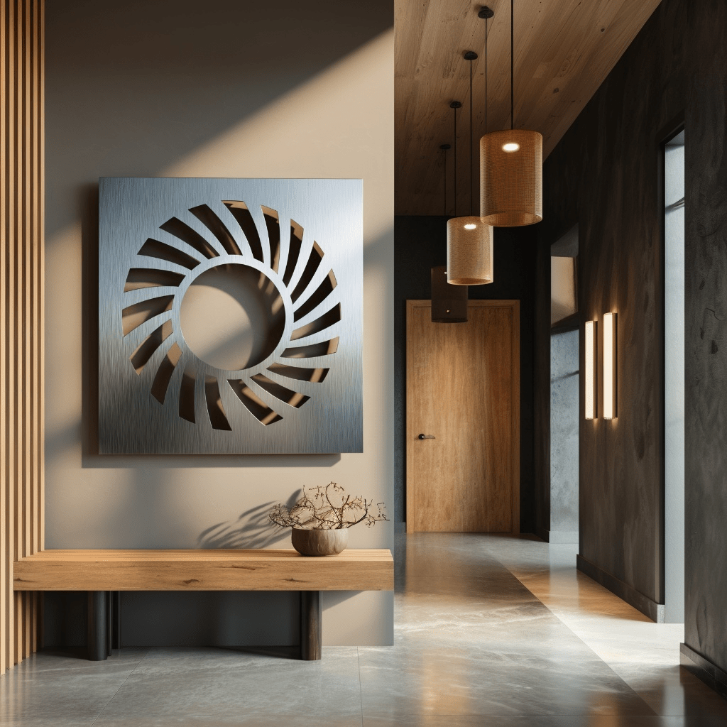 The Radiant - Metal Wall Art - Benton Lane Home - Carbon Designs