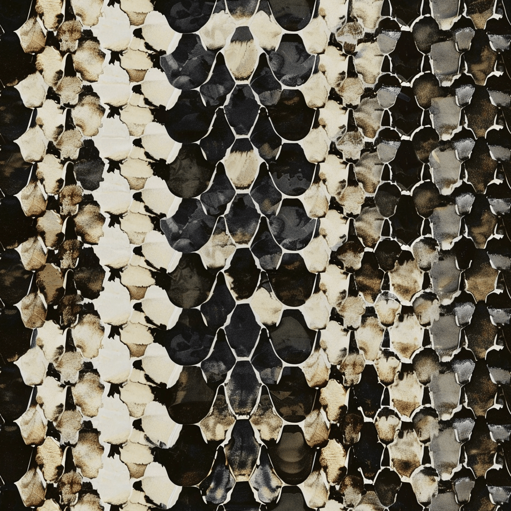 The Rattler Wallpaper - Painted Paper