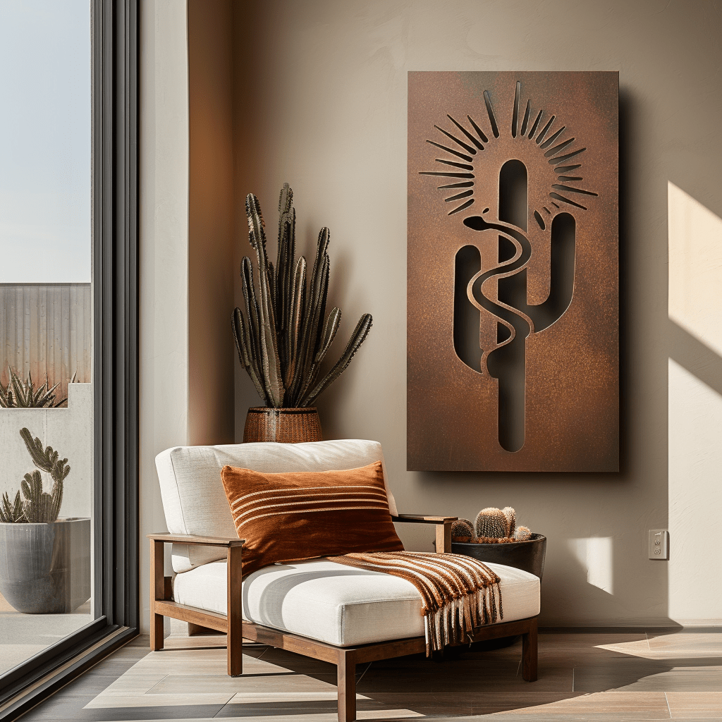 The Rattlesnake - Metal Wall Art - Benton Lane Home - Anthem Classic