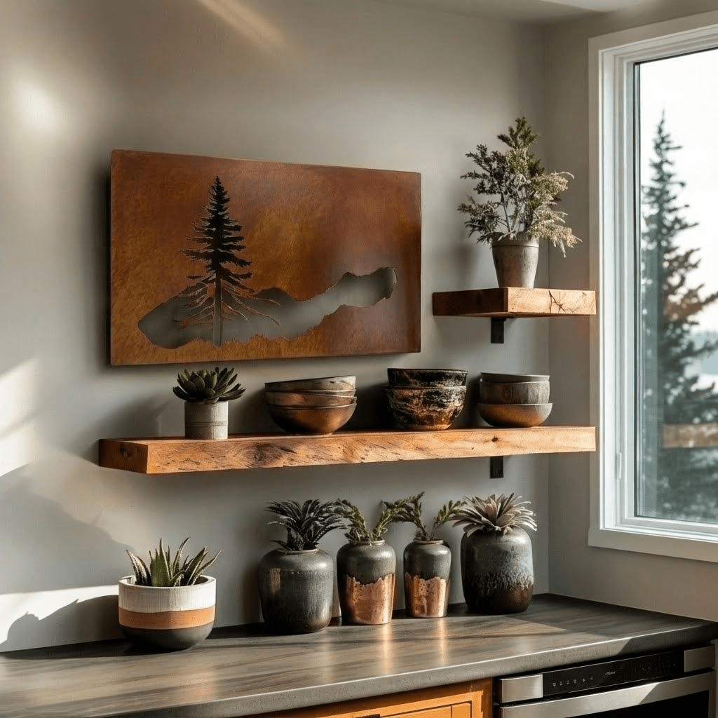 The Redwood - Metal Wall Art - Benton Lane Home - Anthem Classic