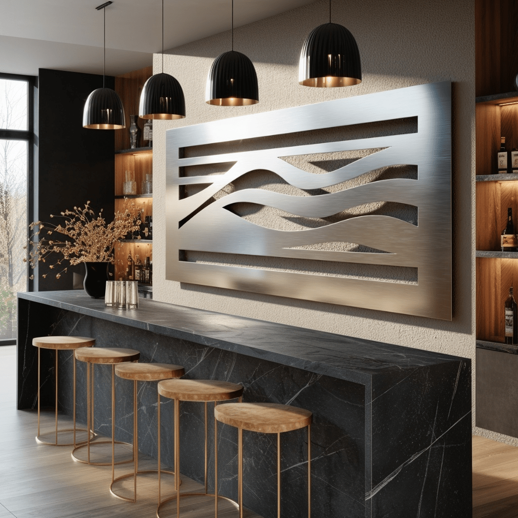 The Resonance - Metal Wall Art - Benton Lane Home - Carbon Designs