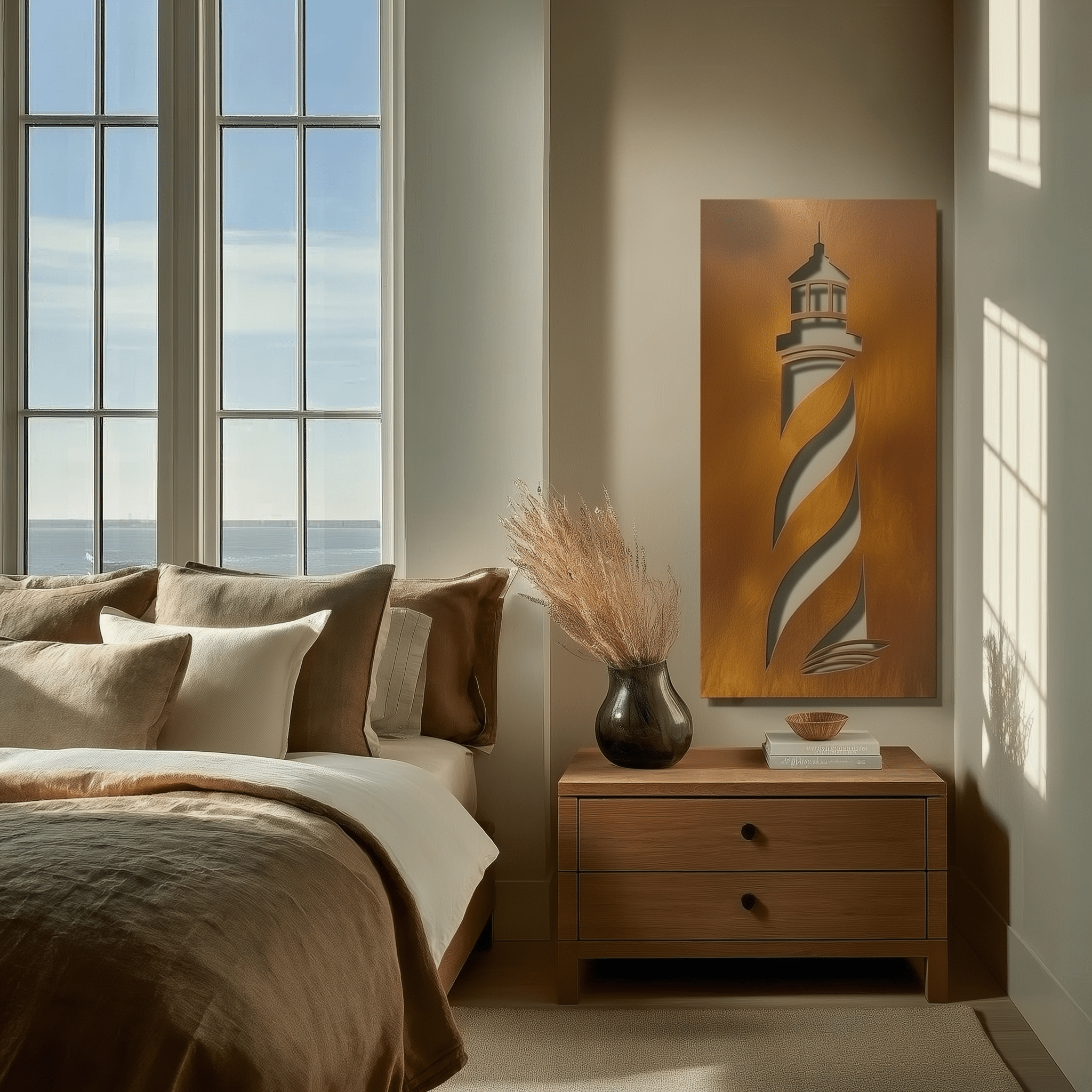 The Rhode Island Lighthouse - Metal Wall Art - Benton Lane Home - Anthem Classic
