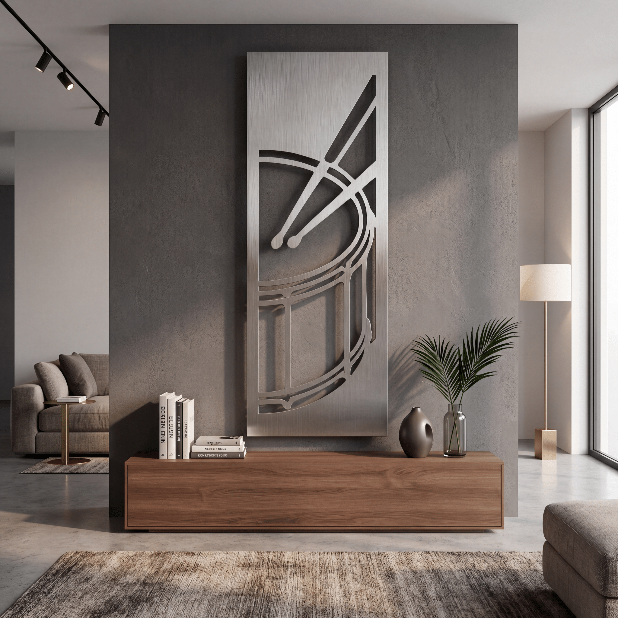 The Rhythm - Metal Wall Art - Benton Lane Home - Carbon Designs