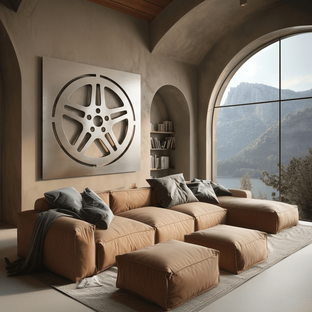 The Rim - Metal Wall Art - Benton Lane Home - Carbon Designs
