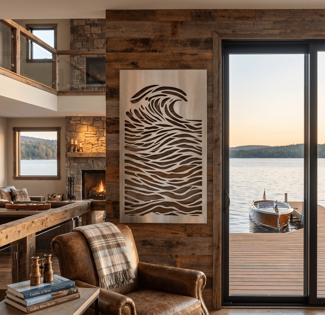The Rip Curl - Metal Wall Art - Benton Lane Home - Carbon Designs