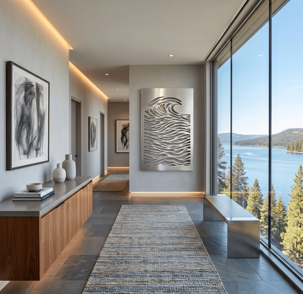 The Rip Curl - Metal Wall Art - Benton Lane Home - Carbon Designs