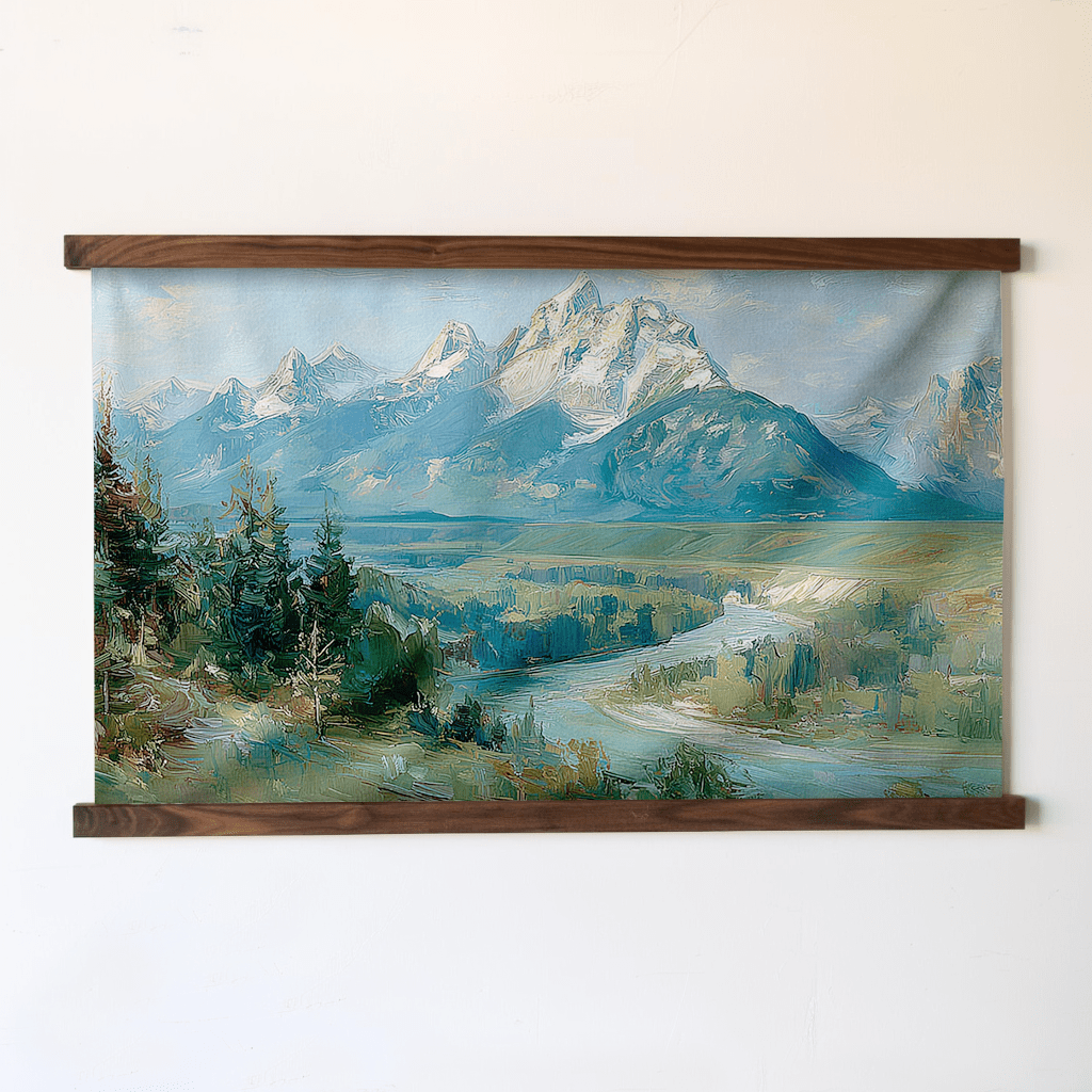 The Rocky Mountains - Tapestry - Benton Lane Home - Lemon Park