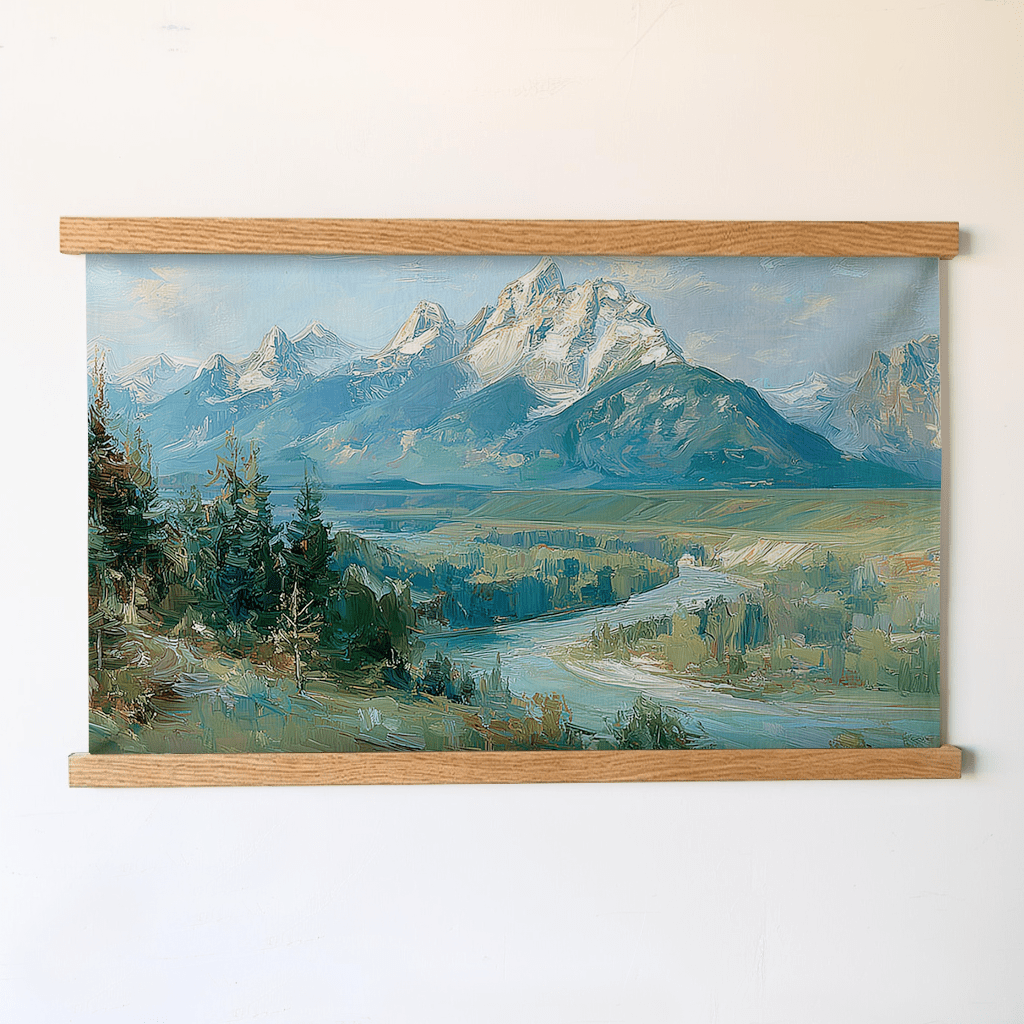 The Rocky Mountains - Tapestry - Benton Lane Home - Lemon Park