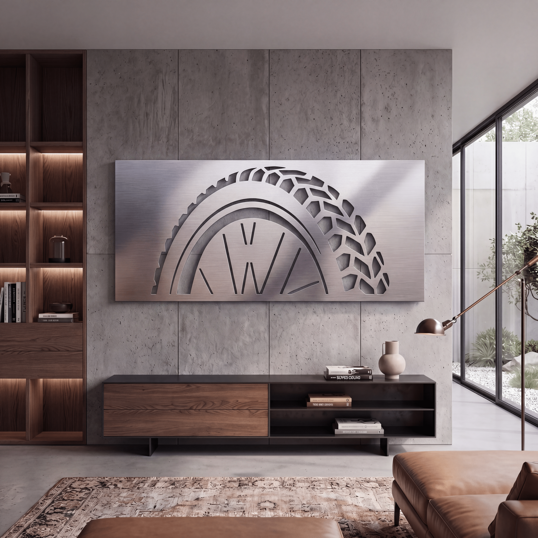 The Rolling Line - Metal Wall Art - Benton Lane Home - Carbon Designs
