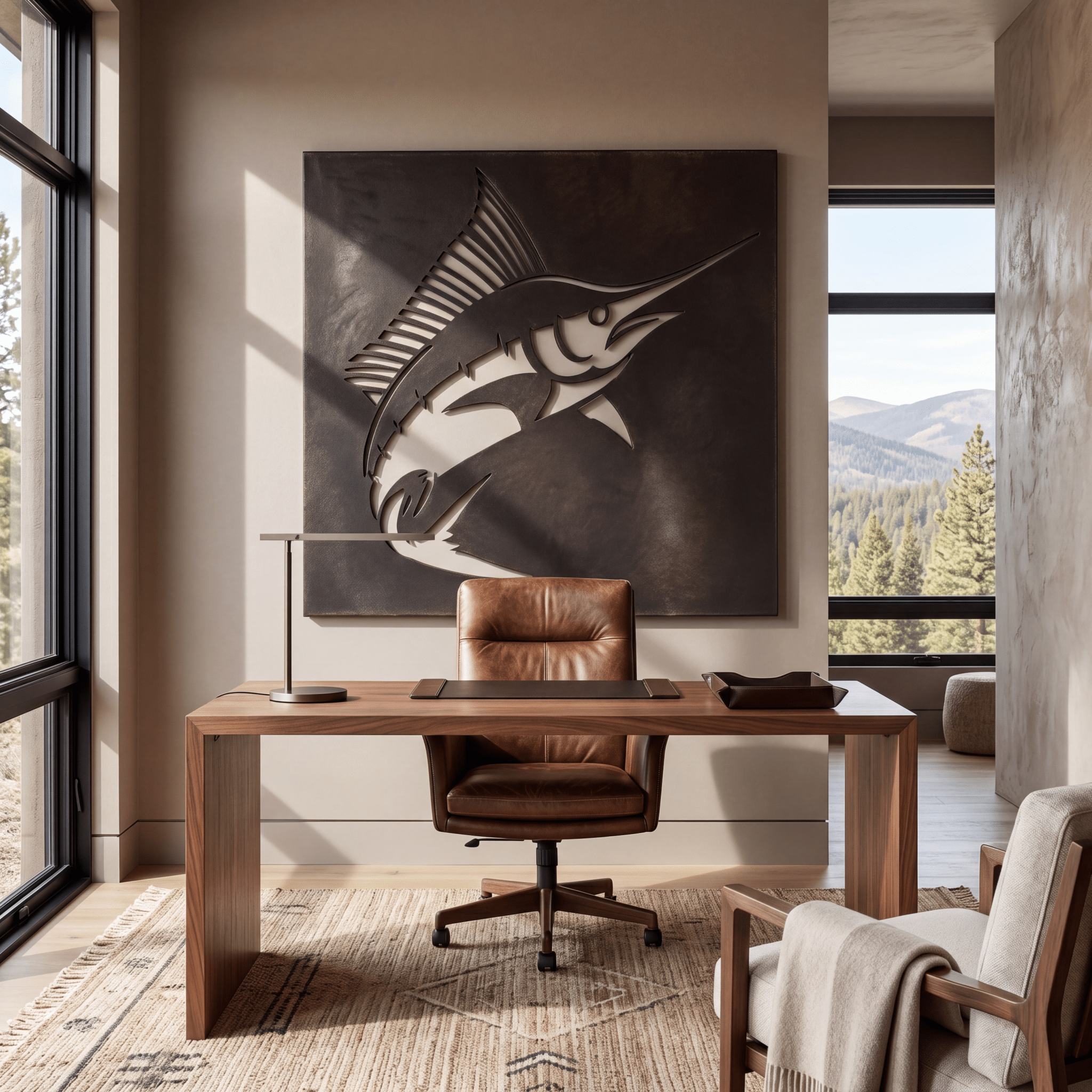 The Sailfish Catch - Metal Wall Art - Forge - Benton Lane Home - Anthem Classic