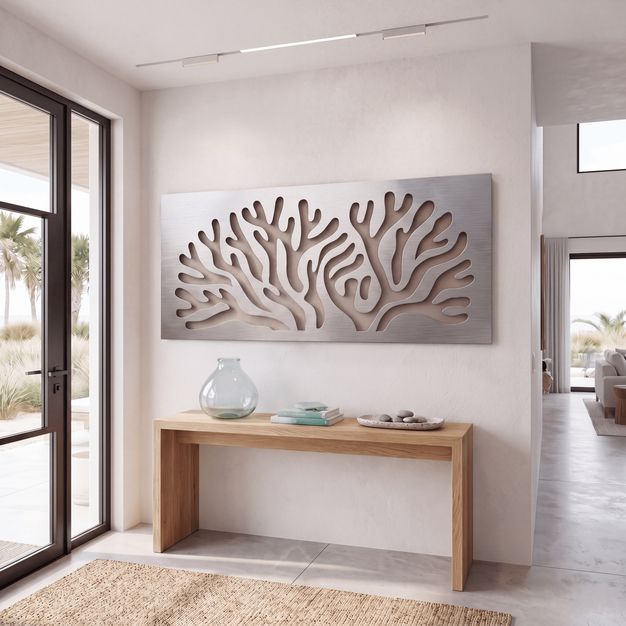 The Sea Branch - Metal Wall Art - Benton Lane Home - Carbon Designs