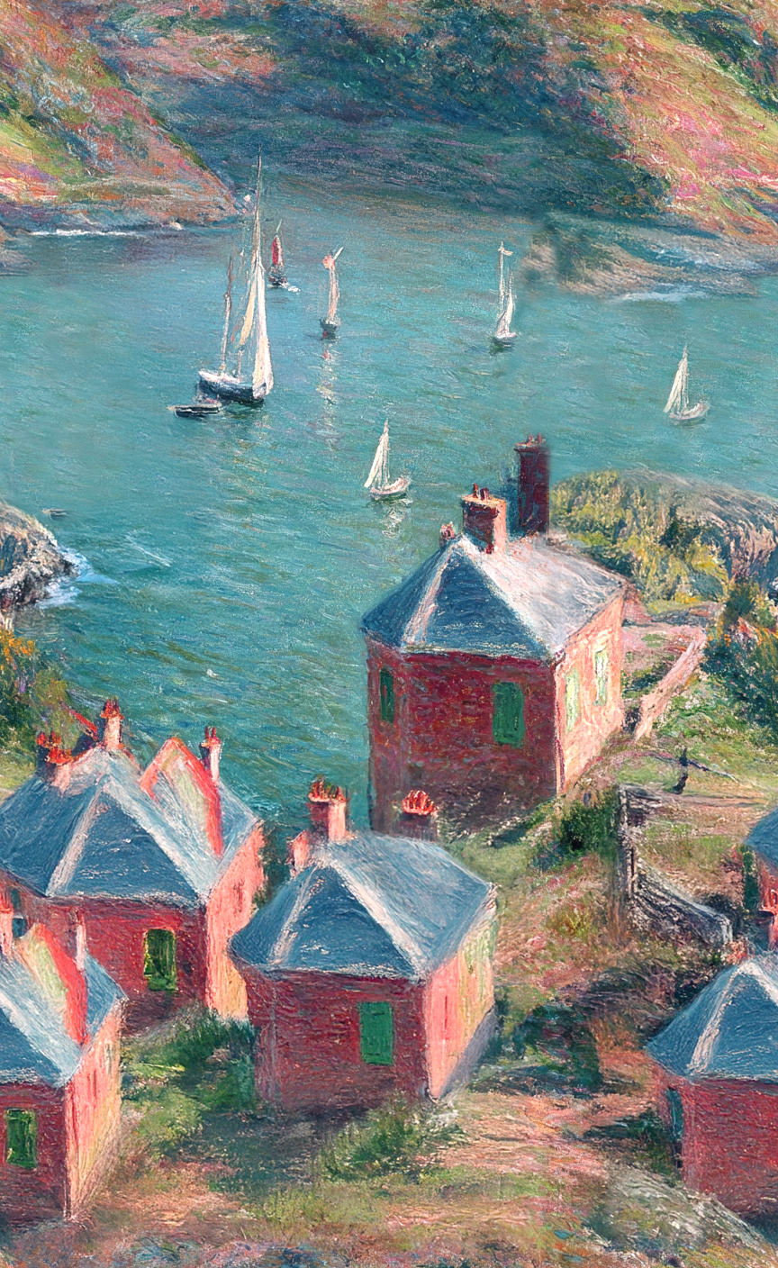 The Sea - Wall Mural - Benton Lane Home - Lemon Park