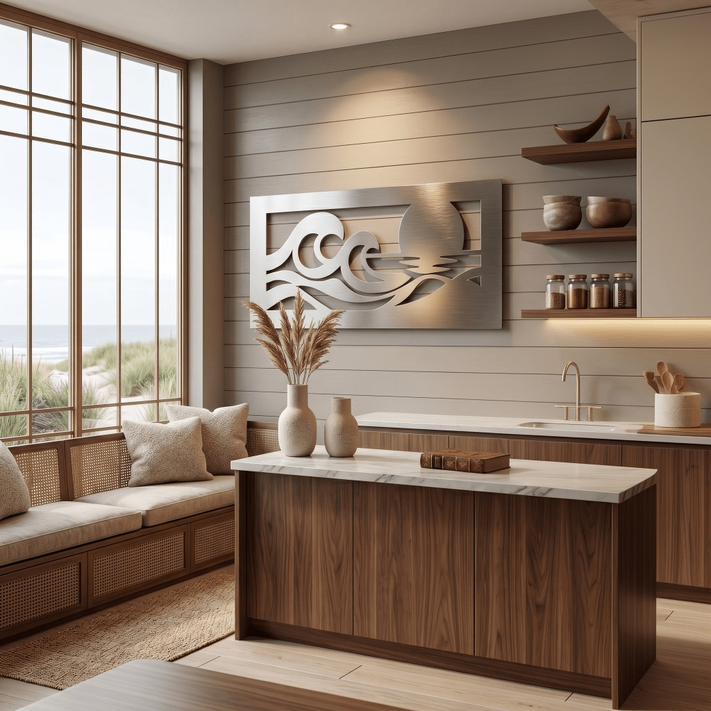 The Setting Sun - Metal Wall Art - Benton Lane Home - Carbon Designs
